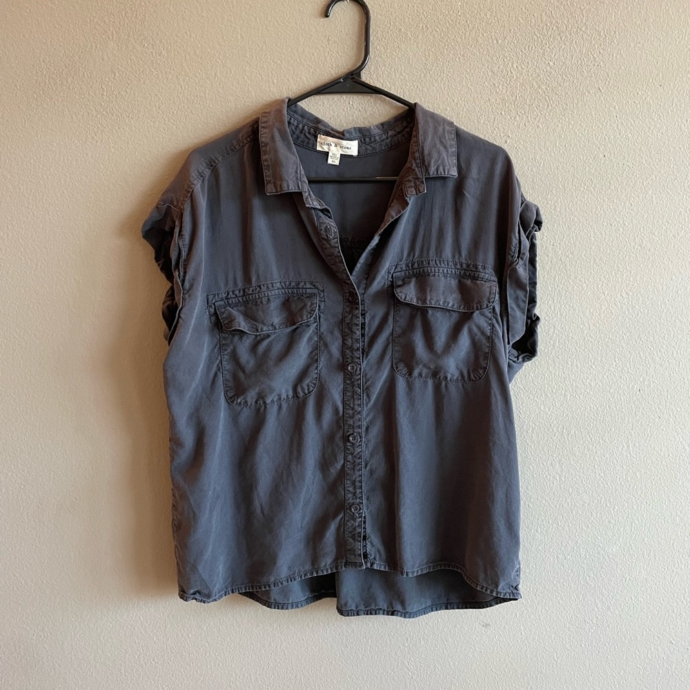 Cloth & stone grey button down